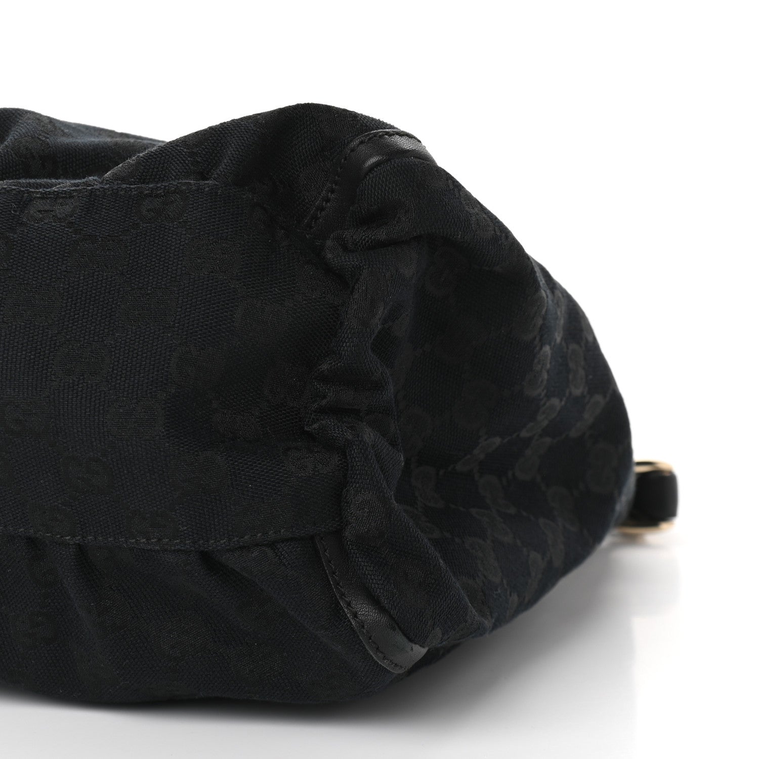 Gucci Monogram Large D Ring Hobo Black 7 of 8