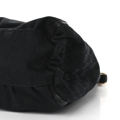 Gucci Monogram Large D Ring Hobo Black 7 of 8
