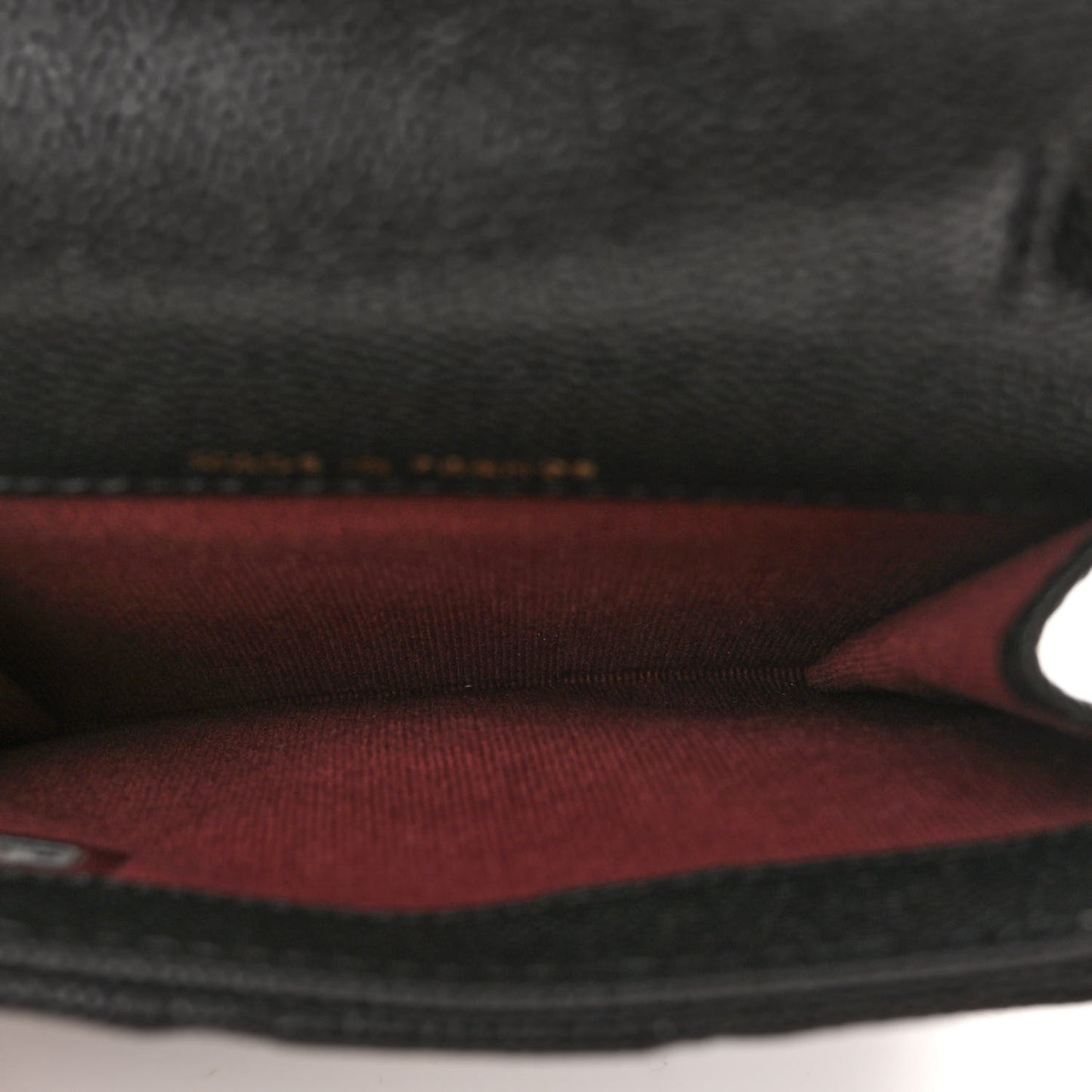 Caviar Quilted Clutch With Chain Bag Black