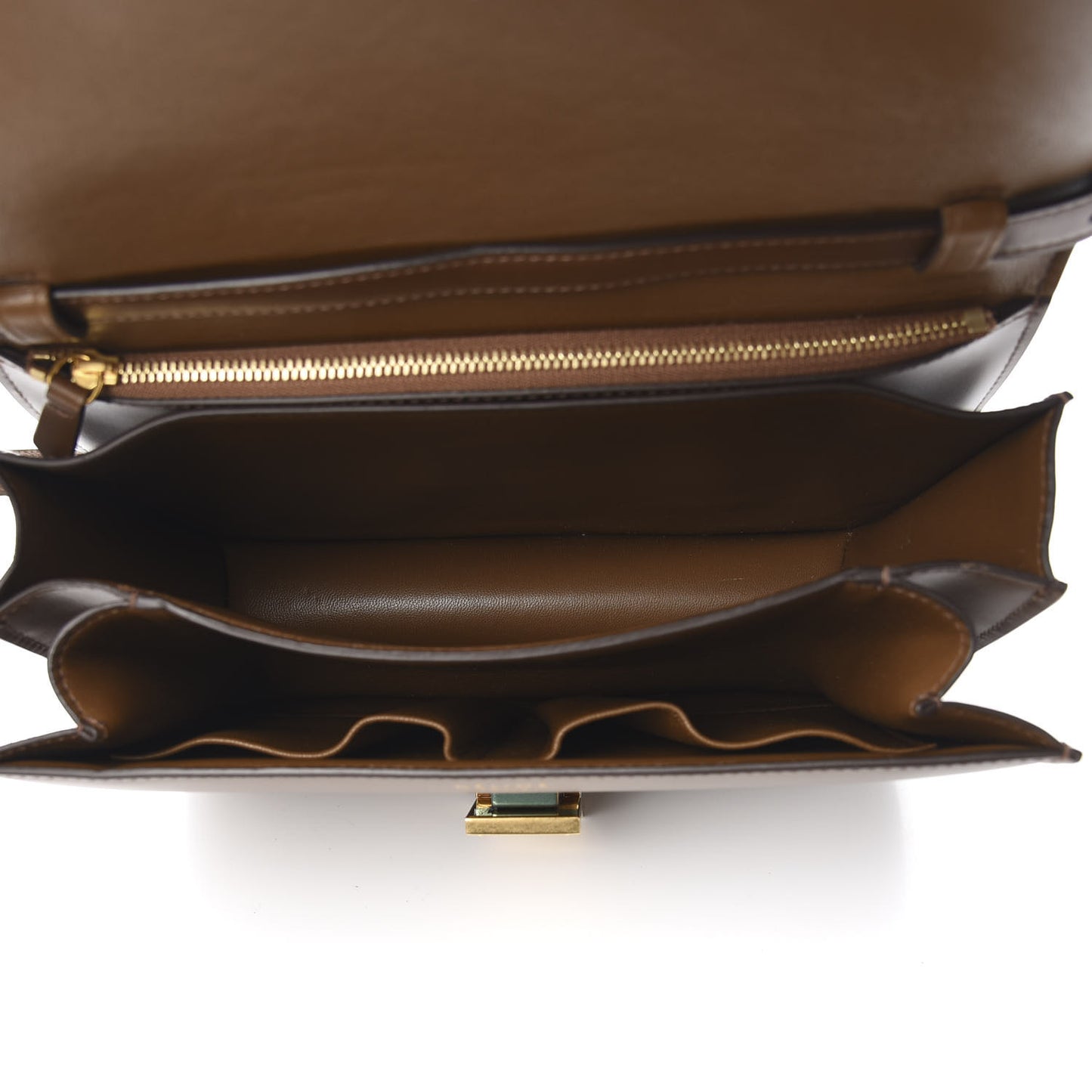 Box Calfskin Medium Classic Box Flap Bag Camel