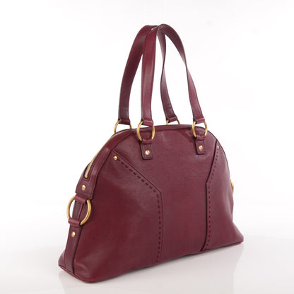 Saint Laurent Calfskin Large Muse Cherry 3 of 9