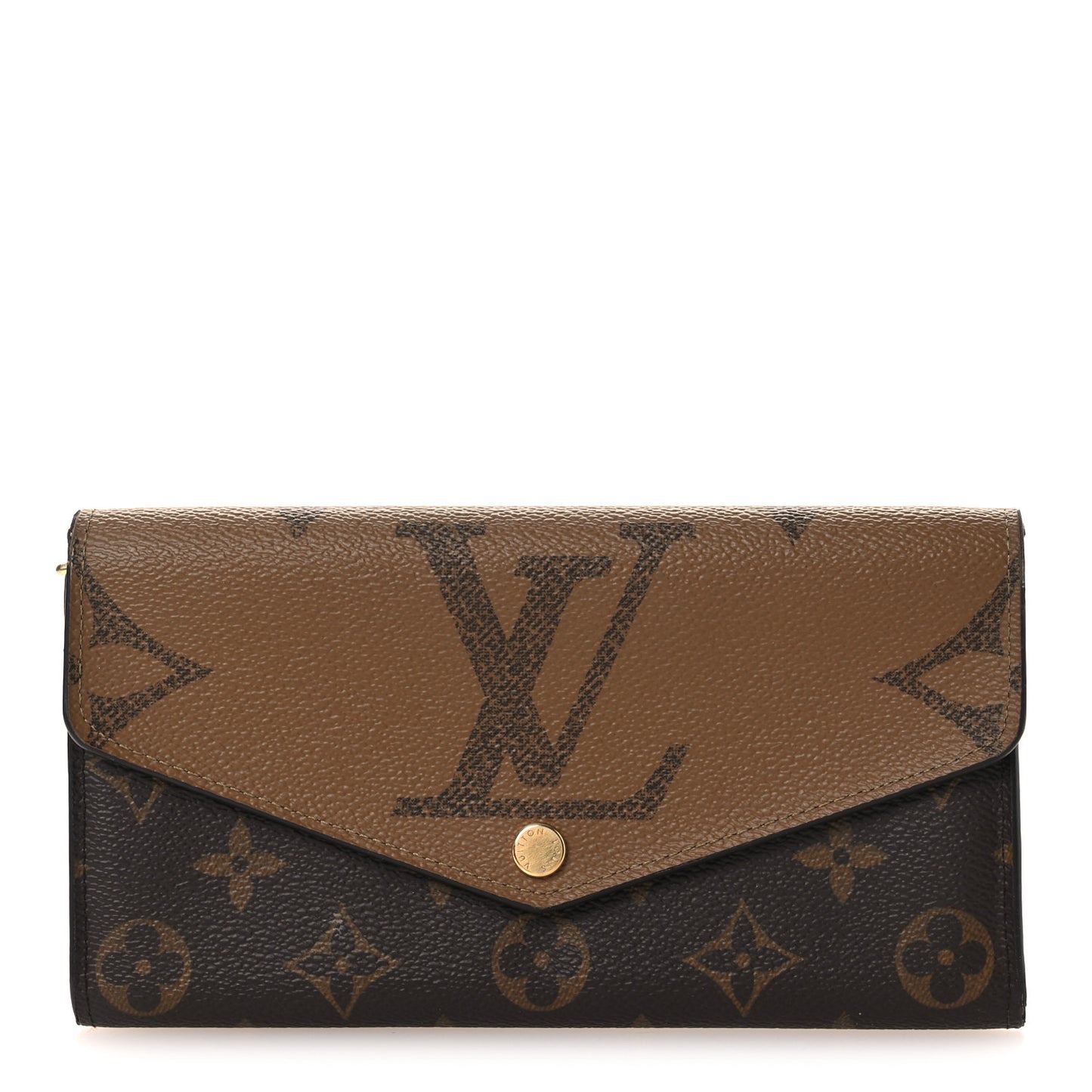 Reverse Monogram Giant Sarah Wallet