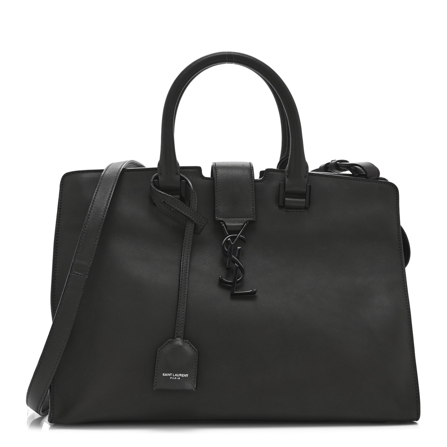Calfskin Small Monogram Cabas Grey