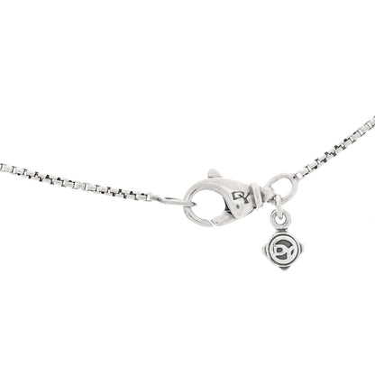 David Yurman Sterling Silver Black Orchid 8mm Petite Chatelaine Pendant Necklace 4 of 4