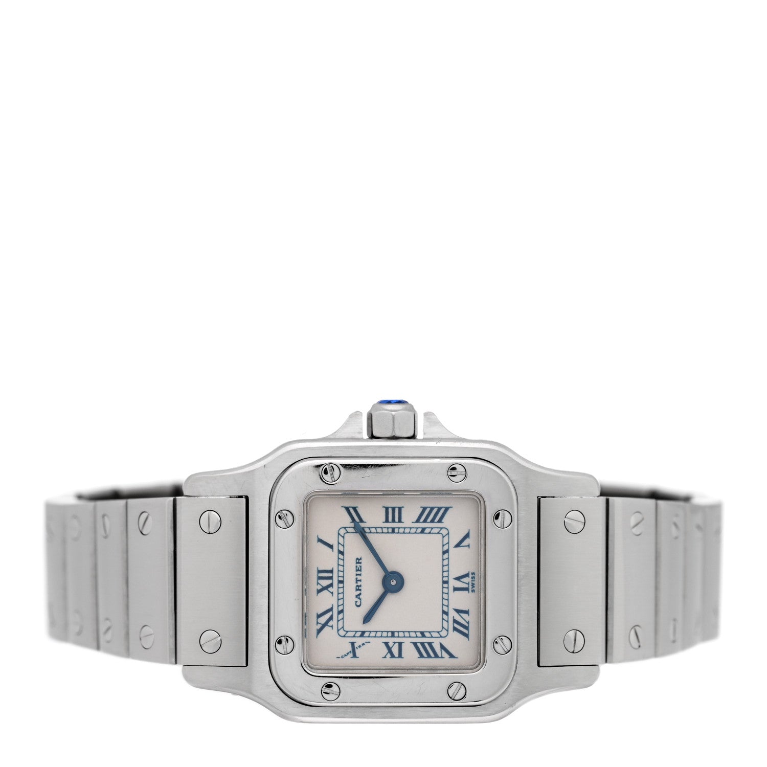 Cartier Stainless Steel 24mm Santos de Cartier Galbee Quartz Watch 2 of 4