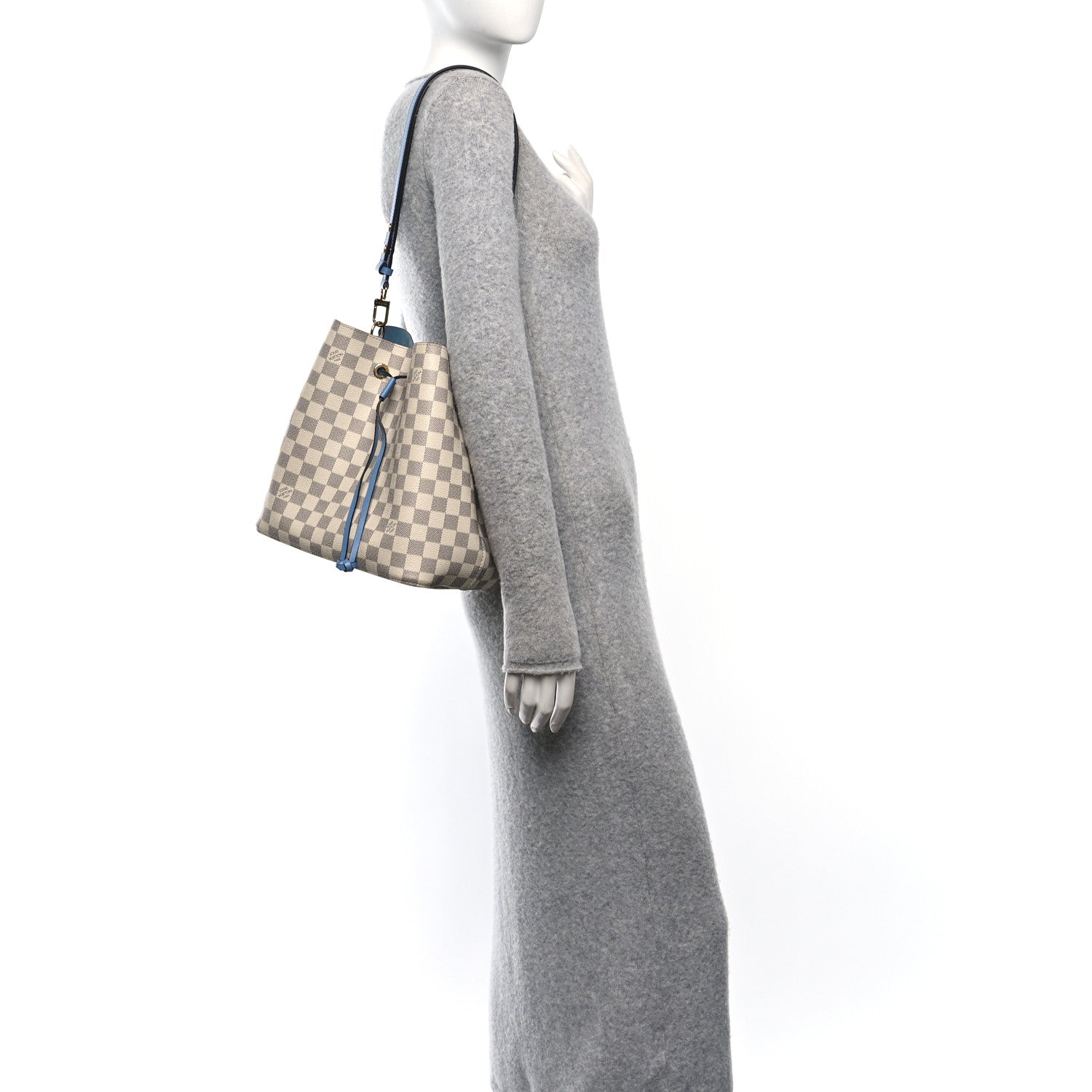 Louis Vuitton Damier Azur Neonoe MM Bleuet 2 of 9