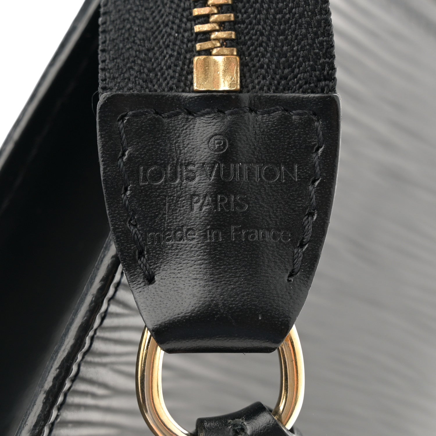 Louis Vuitton Epi Pochette Accessories 24 Black 6 of 10