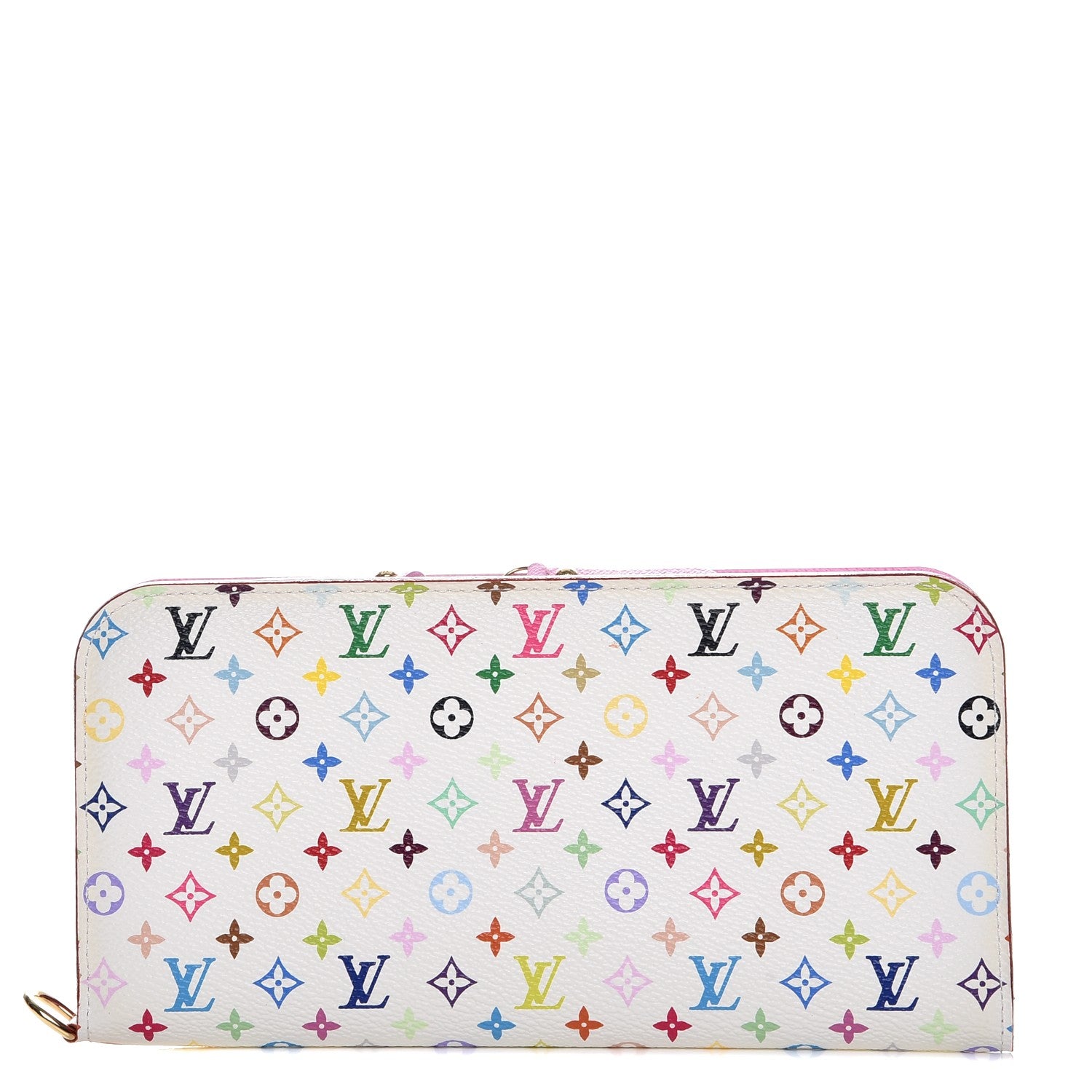 Louis Vuitton Monogram Multicolor Insolite Wallet White Litchi 1 of 7