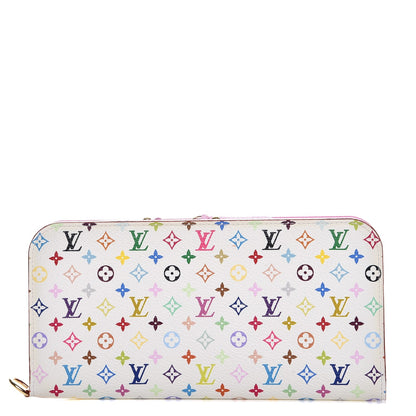 Louis Vuitton Monogram Multicolor Insolite Wallet White Litchi 1 of 7