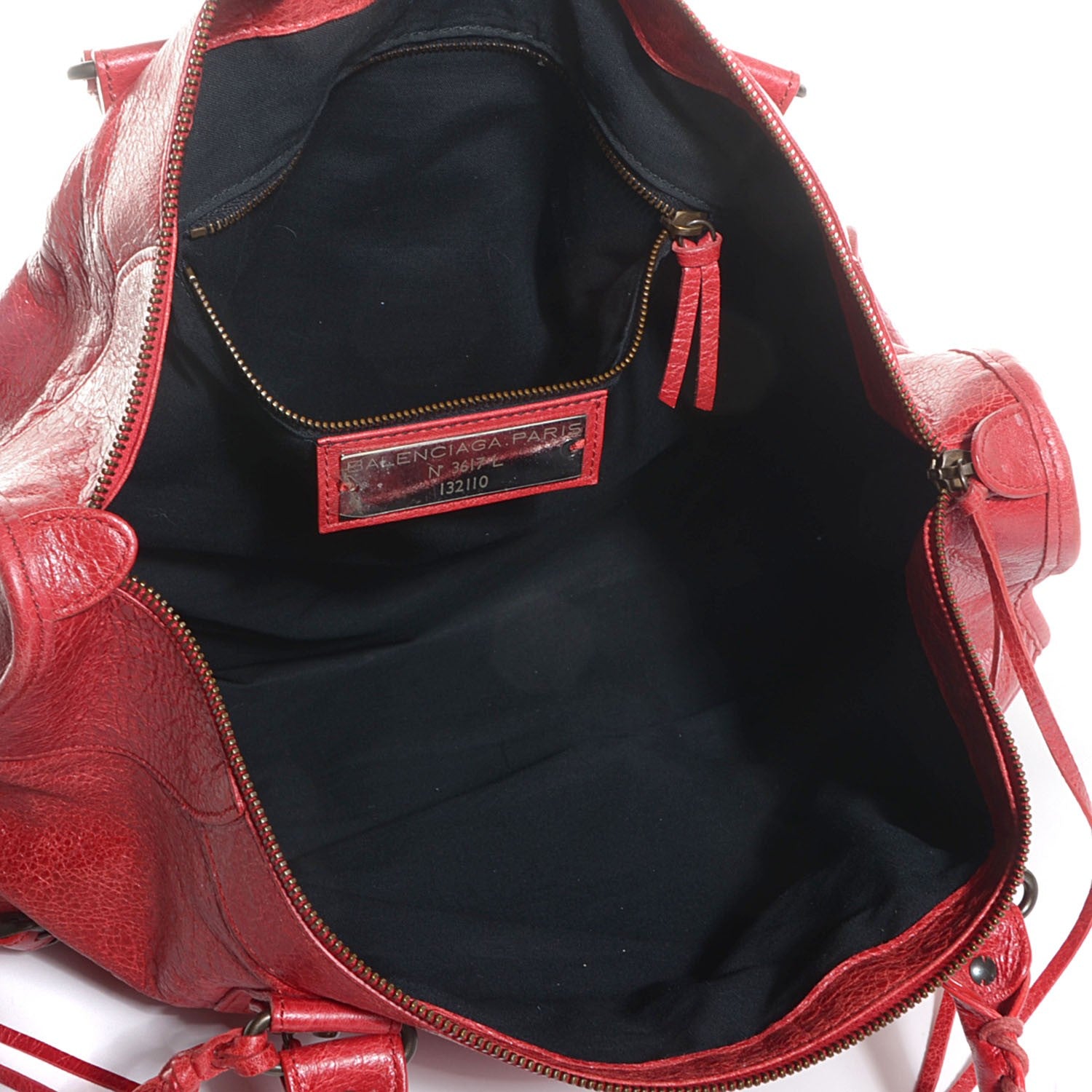 Balenciaga Agneau Classic Hardware Work Rouge Coquelicot 5 of 12