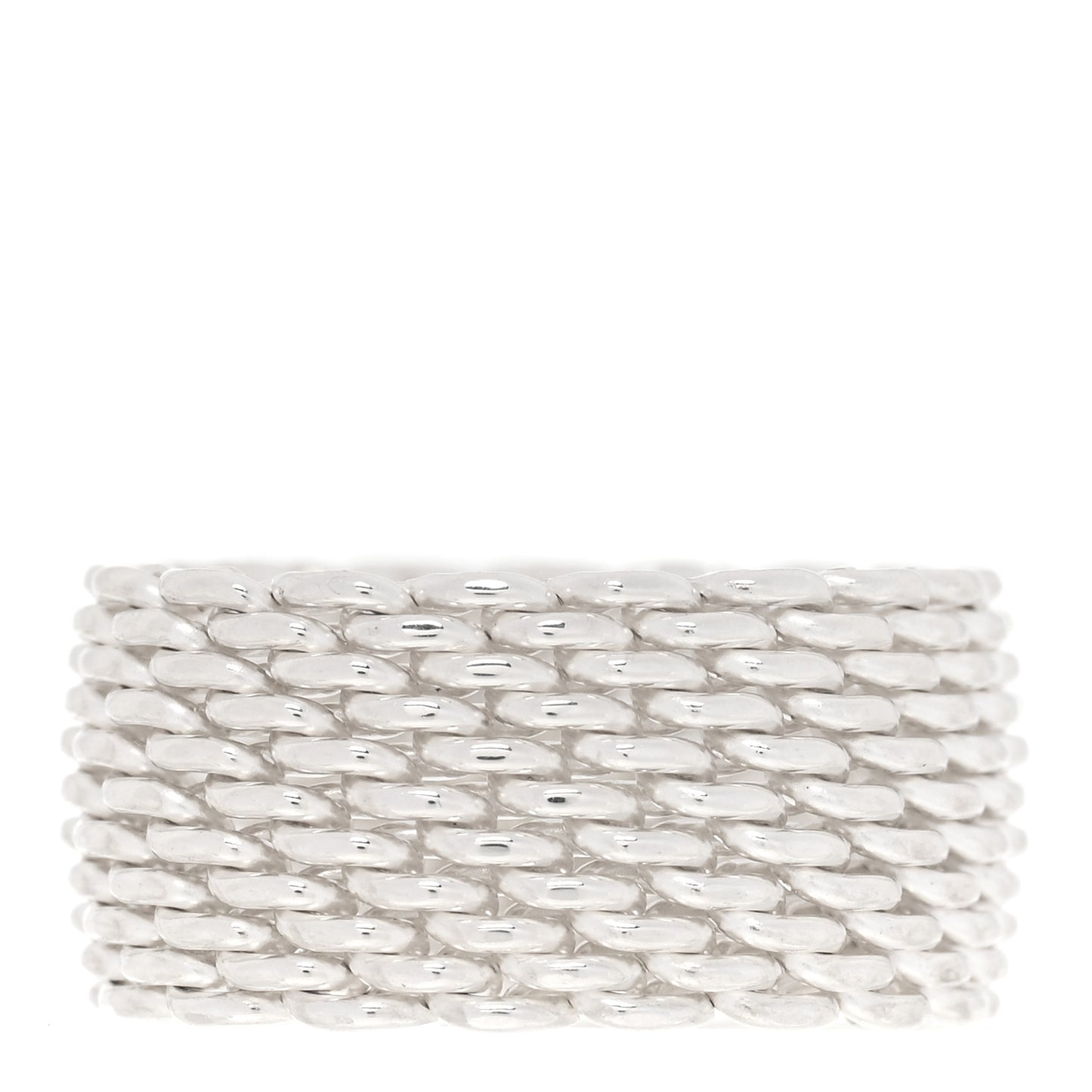 Sterling Silver Somerset Mesh Ring 51 5.75