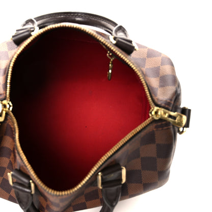 Louis Vuitton Damier Ebene Speedy Bandouliere 25 5 of 9