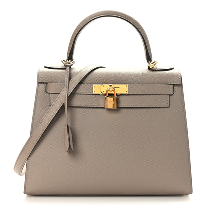 Hermes Epsom Kelly Sellier 28 Gris Asphalte 1 of 11