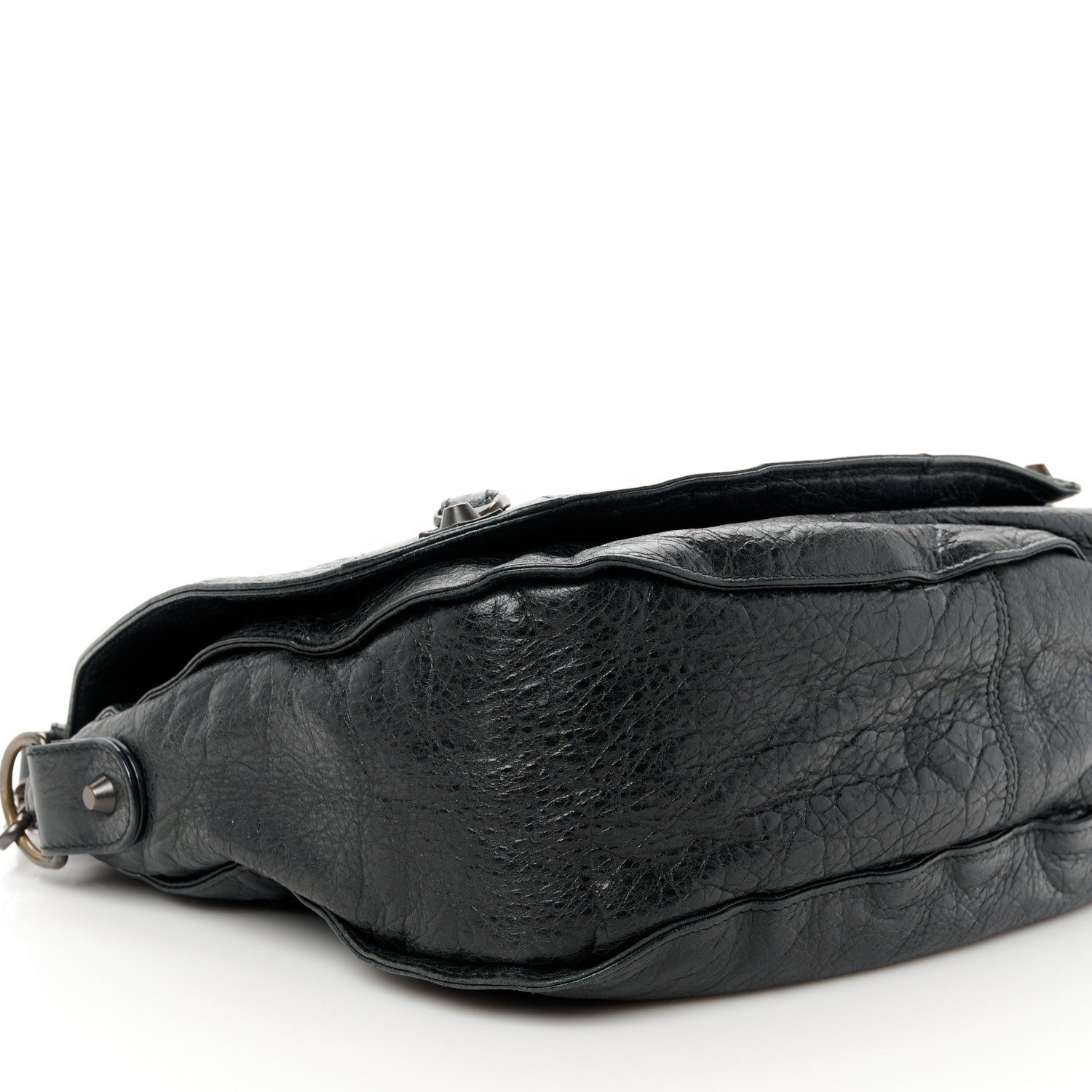 Balenciaga Agneau Classic Hardware Neo Folk Messenger Black 10 of 11