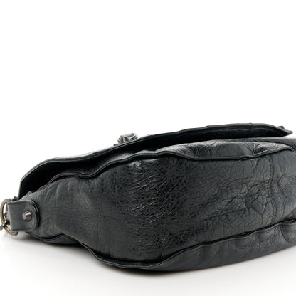 Balenciaga Agneau Classic Hardware Neo Folk Messenger Black 10 of 11