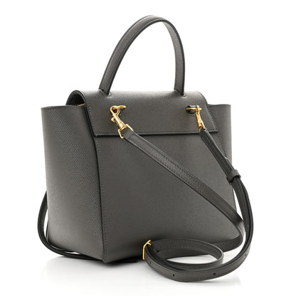 Celine Grained Calfskin Nano Belt Bag Grey 3 of 10