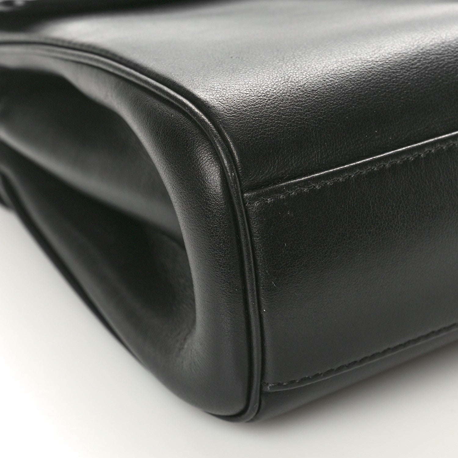 Celine Smooth Calfskin Teen Soft 16 Shoulder Bag Black 8 of 9