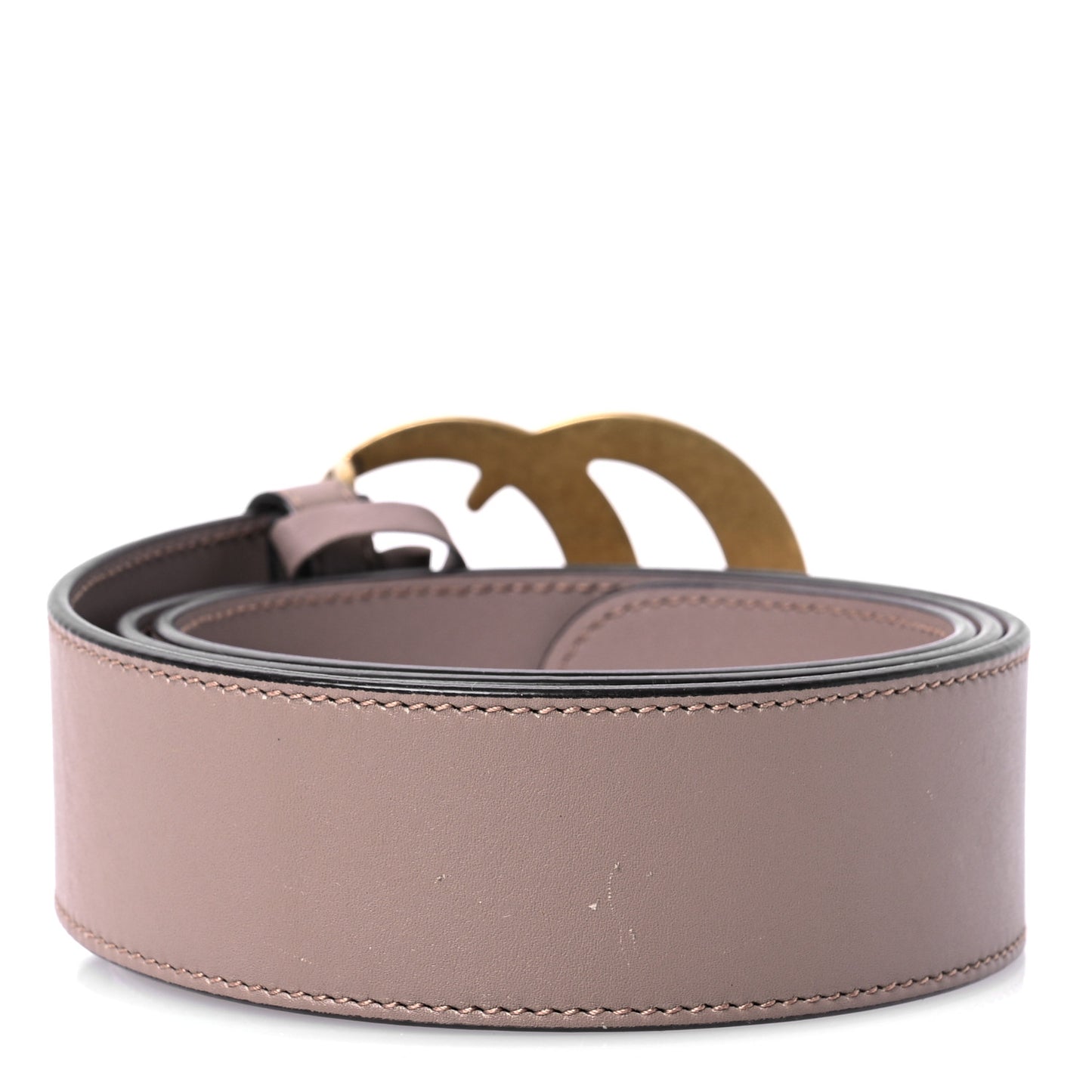 Calfskin Double G 40mm Belt 85 34 Porcelain Rose