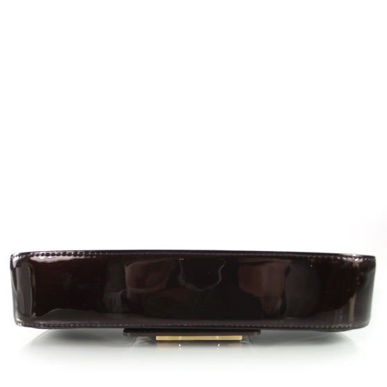 Louis Vuitton Patent Sobe Clutch Amarante 4 of 7