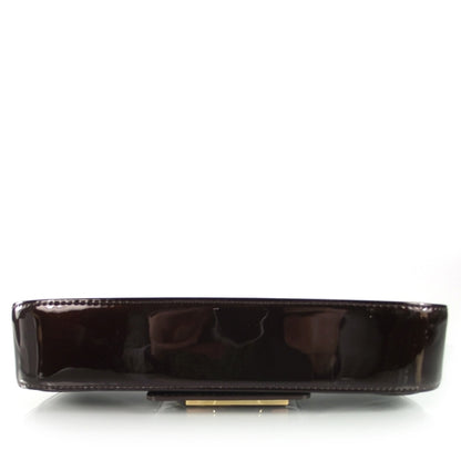 Louis Vuitton Patent Sobe Clutch Amarante 4 of 7