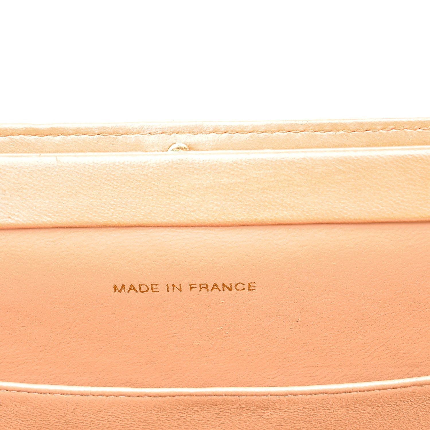 Chanel Lambskin Quilted Top Handle Bag Coral Pink 9 of 10