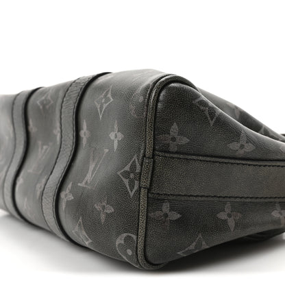 Louis Vuitton Brushed Monogram Eclipse Keepall Bandouliere 25 9 of 9