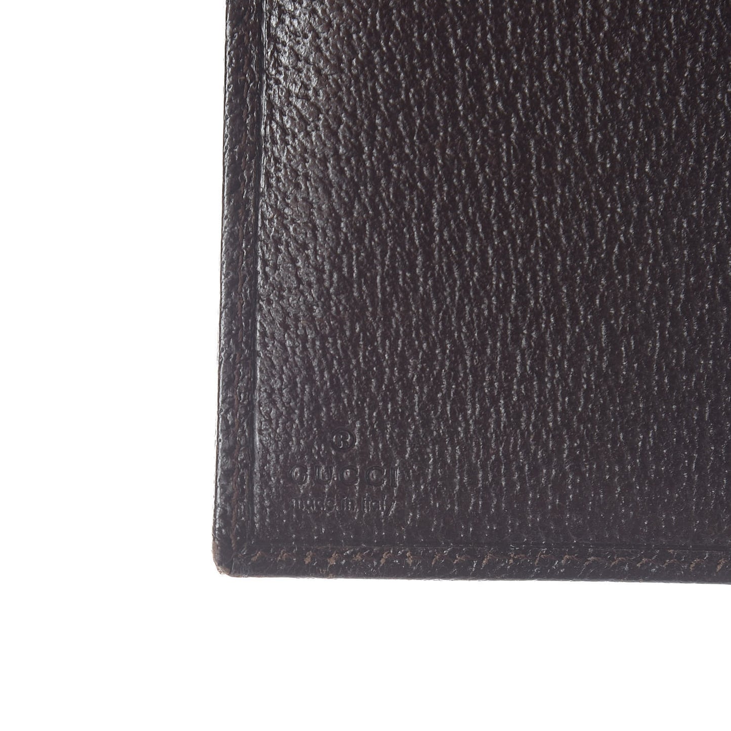 Monogram Metal Bar Continental Flap Wallet Brown