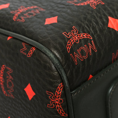 MCM Visetos Large Traveler Weekender Duffle Bag Winter Moss 10 of 12