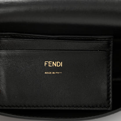Fendi Agnello Old Shine Hip Belt Baguette Bag Black 6 of 9
