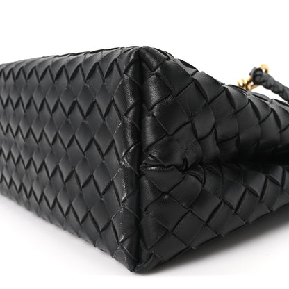 Bottega Veneta Nappa Intrecciato Medium Andiamo Shoulder Bag Black 9 of 9