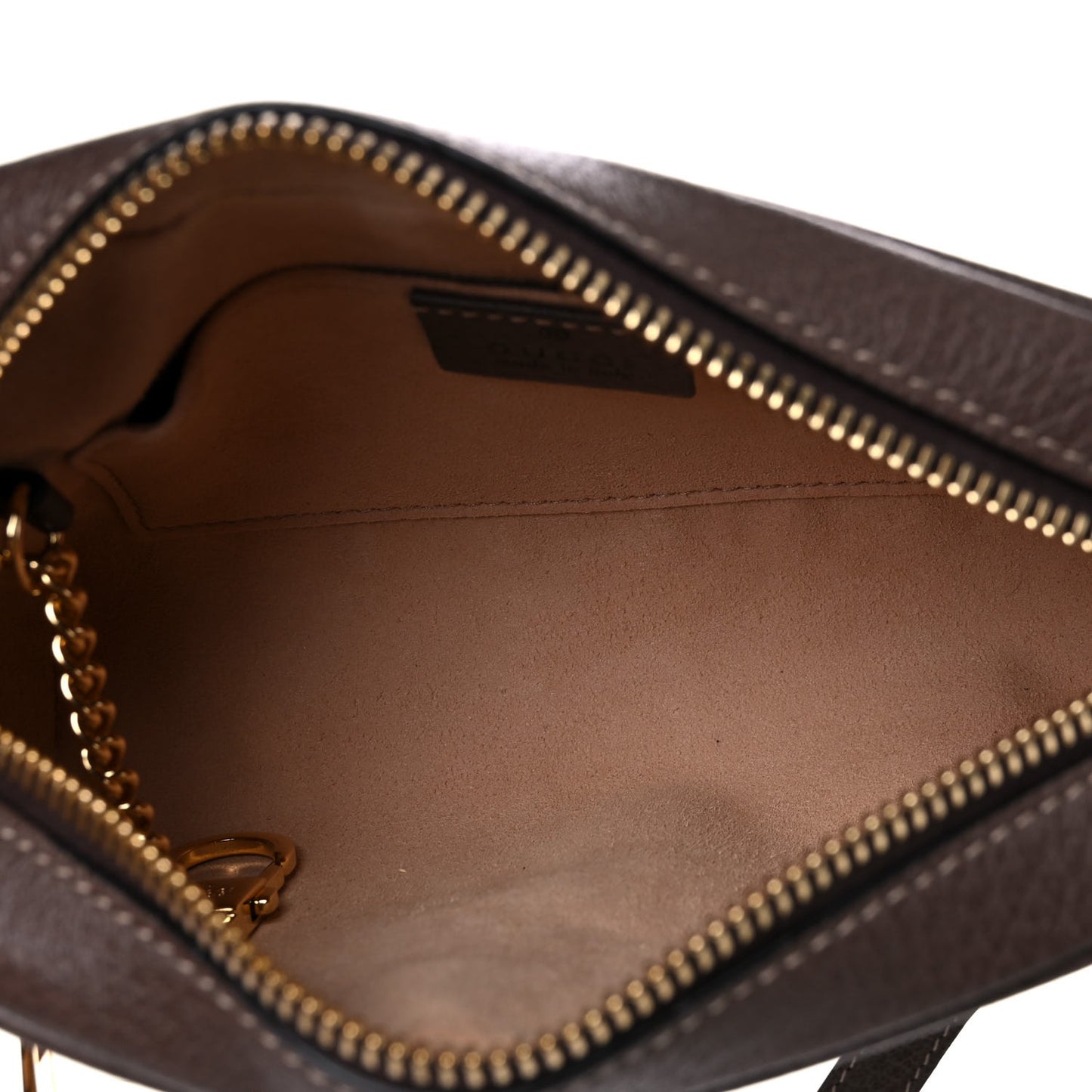 GG Supreme Monogram Web Mini Ophidia Shoulder Bag Brown