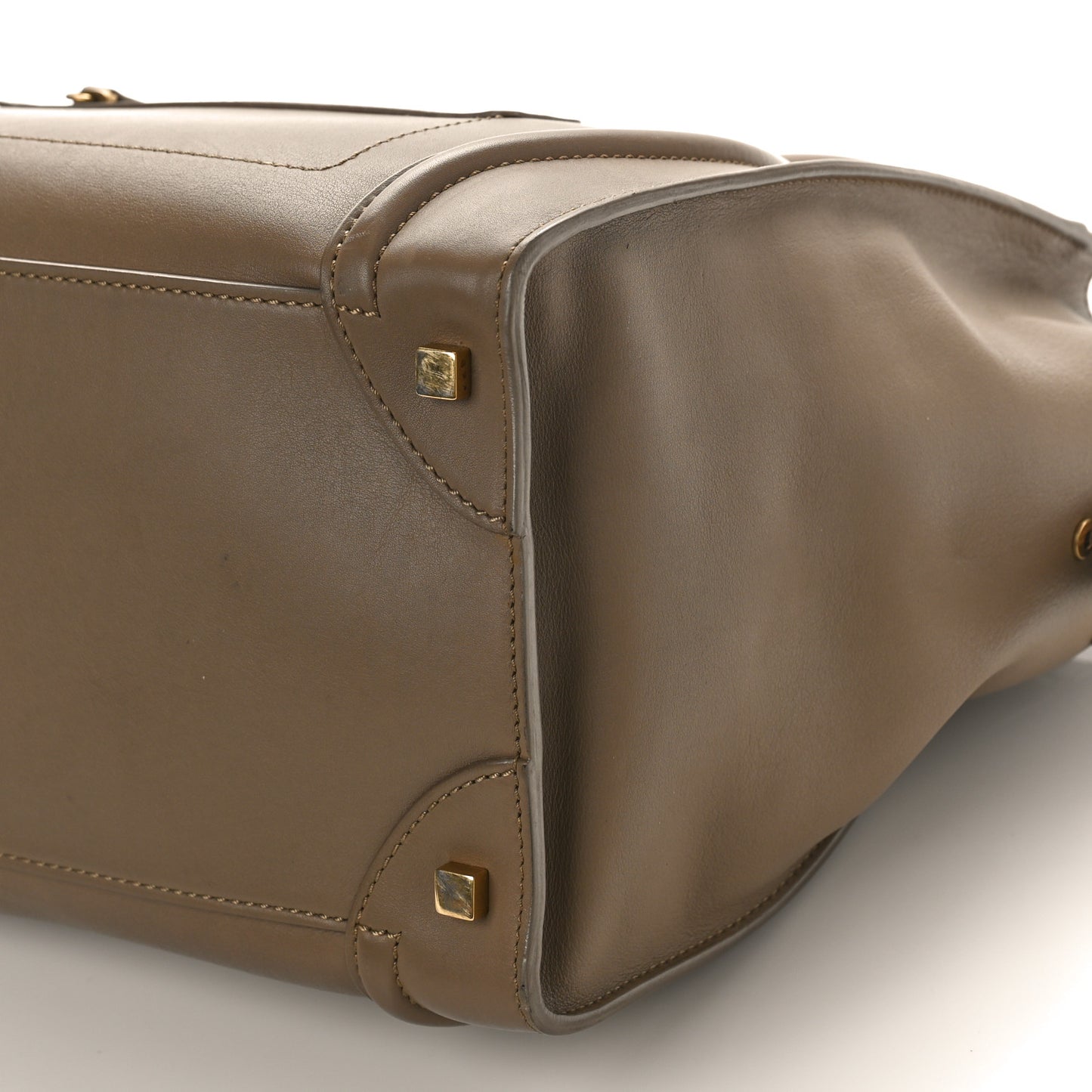 Smooth Calfskin Mini Luggage Camel