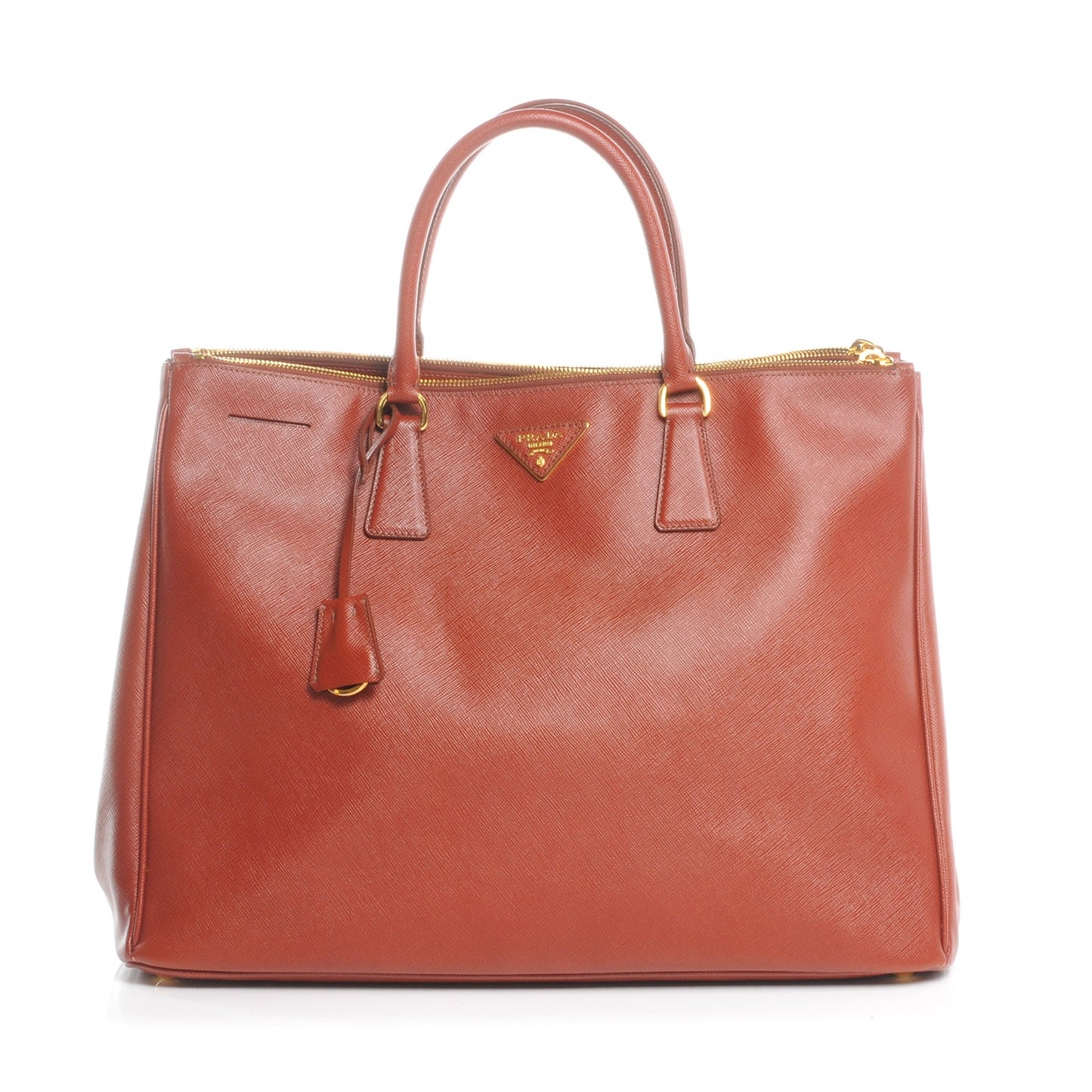 Saffiano Lux Tote Fuoco