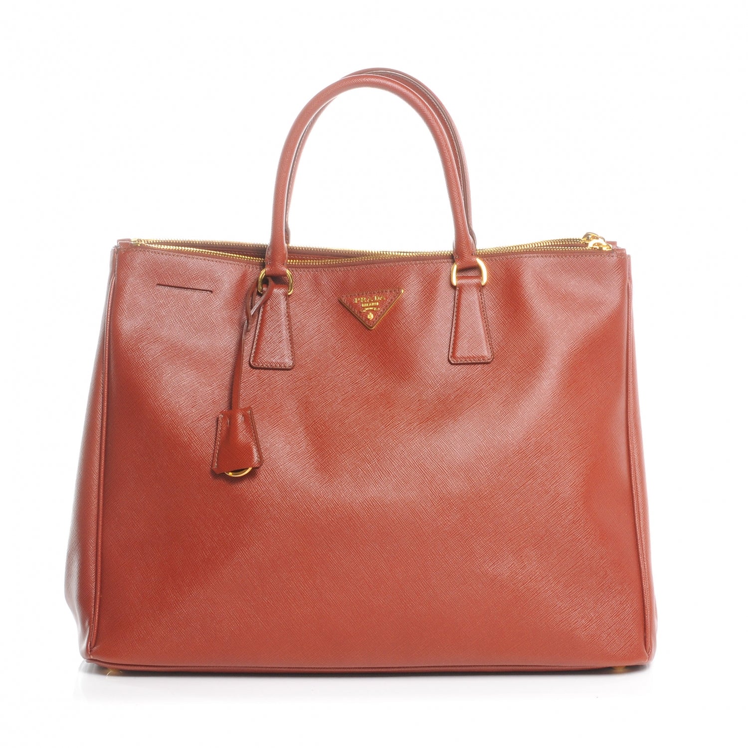 Prada Saffiano Lux Tote Fuoco 1 of 7