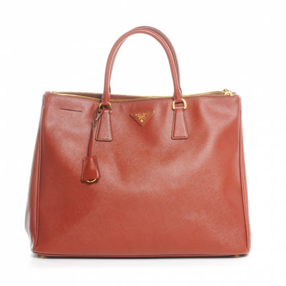 Prada Saffiano Lux Tote Fuoco 1 of 7