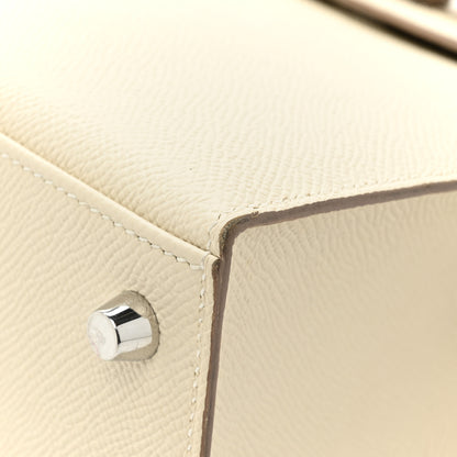 Hermes Epsom Kelly Sellier 25 Craie 9 of 14