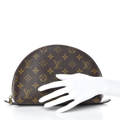 Louis Vuitton Monogram Trousse Demi Ronde 2 of 11