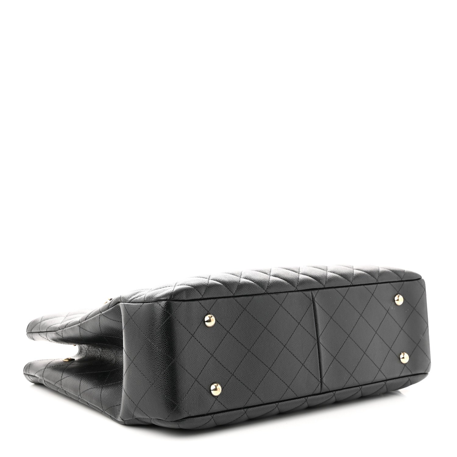Chanel Caviar Quilted Large Shopping Tote Black 4 of 13