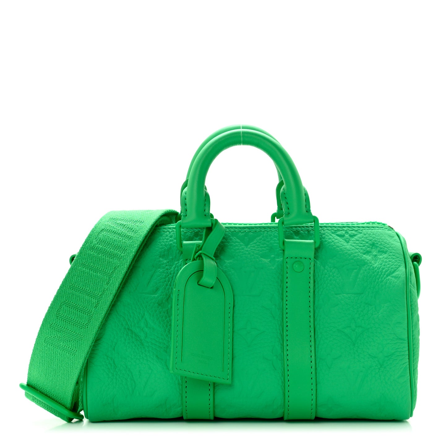 Monogram Taurillon Keepall Bandouliere 25 Minty Green