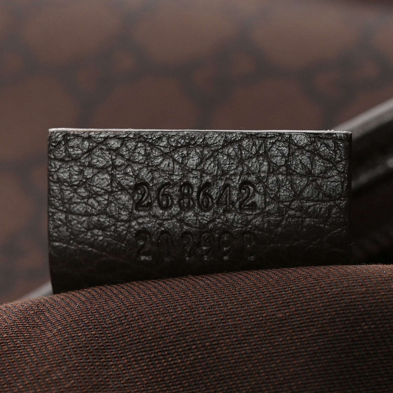 Gucci Nylon Monogram Abbey Messenger Bag Dark Brown 7 of 10