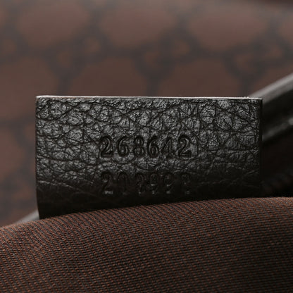 Gucci Nylon Monogram Abbey Messenger Bag Dark Brown 7 of 10