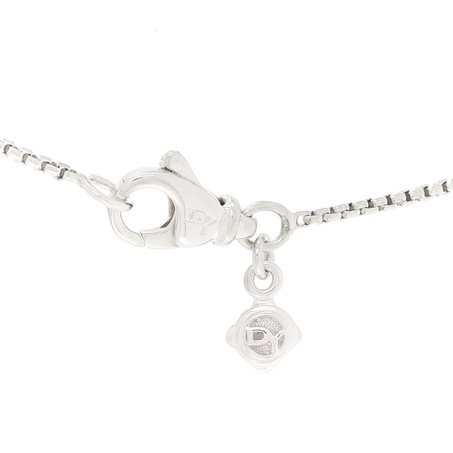 Sterling Silver 18K Yellow Gold Cable Cookie Heart Pendant Necklace