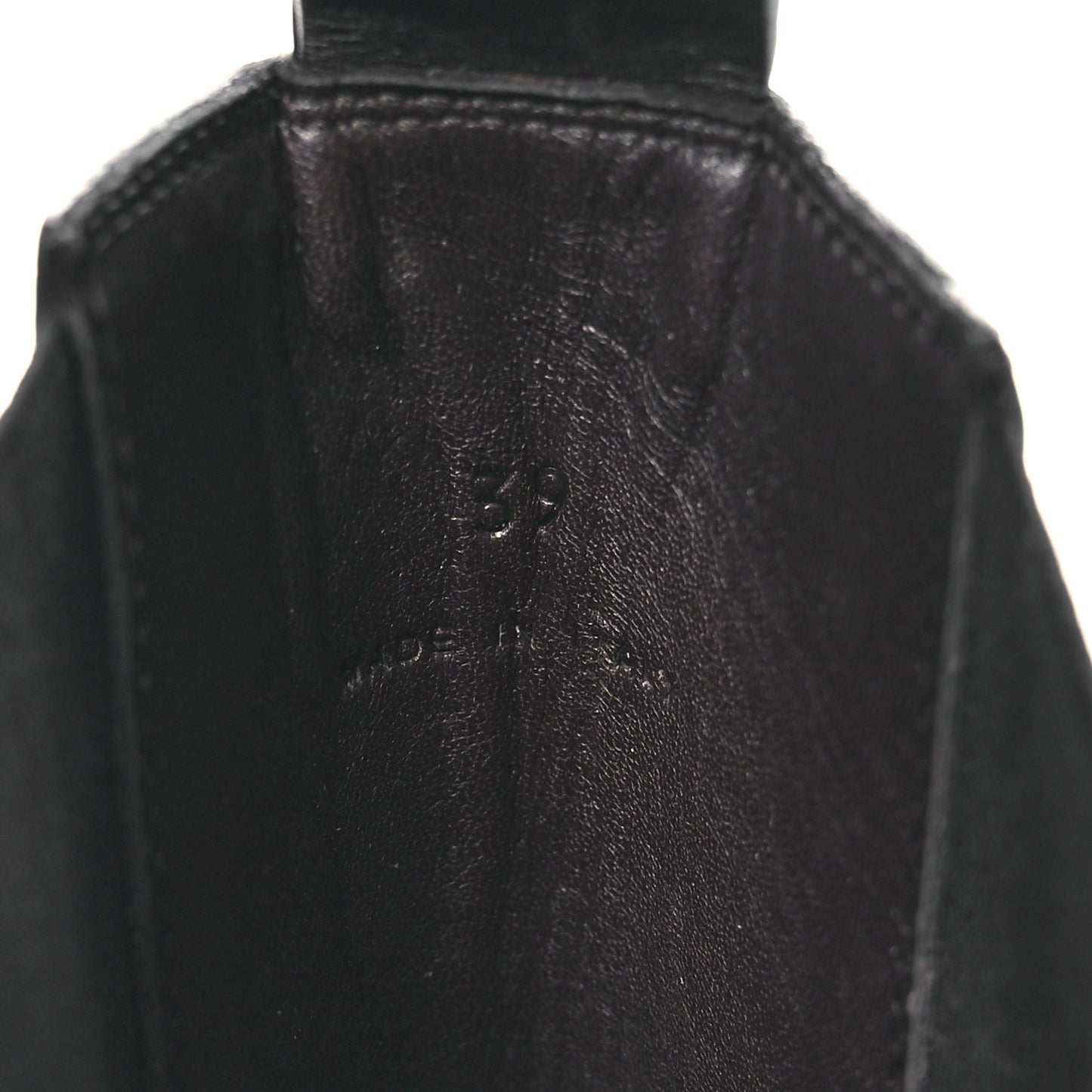 Calfskin The Tire Chelsea Boots 39 Black Transparent