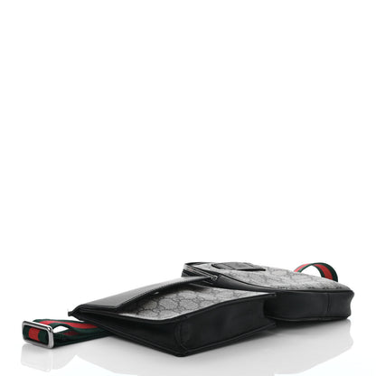 Gucci GG Supreme Monogram Web Belt Bag Black 3 of 9