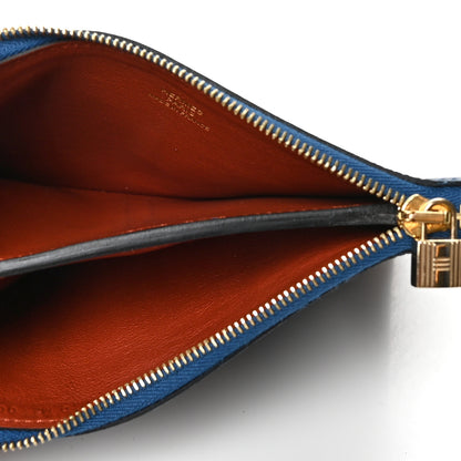 Hermes Evercolor Atout Pouch Deep Bleu 5 of 8