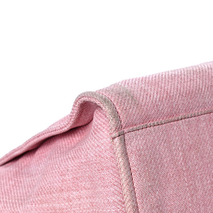 Chanel Canvas Medium Deauville Tote Pink 10 of 15