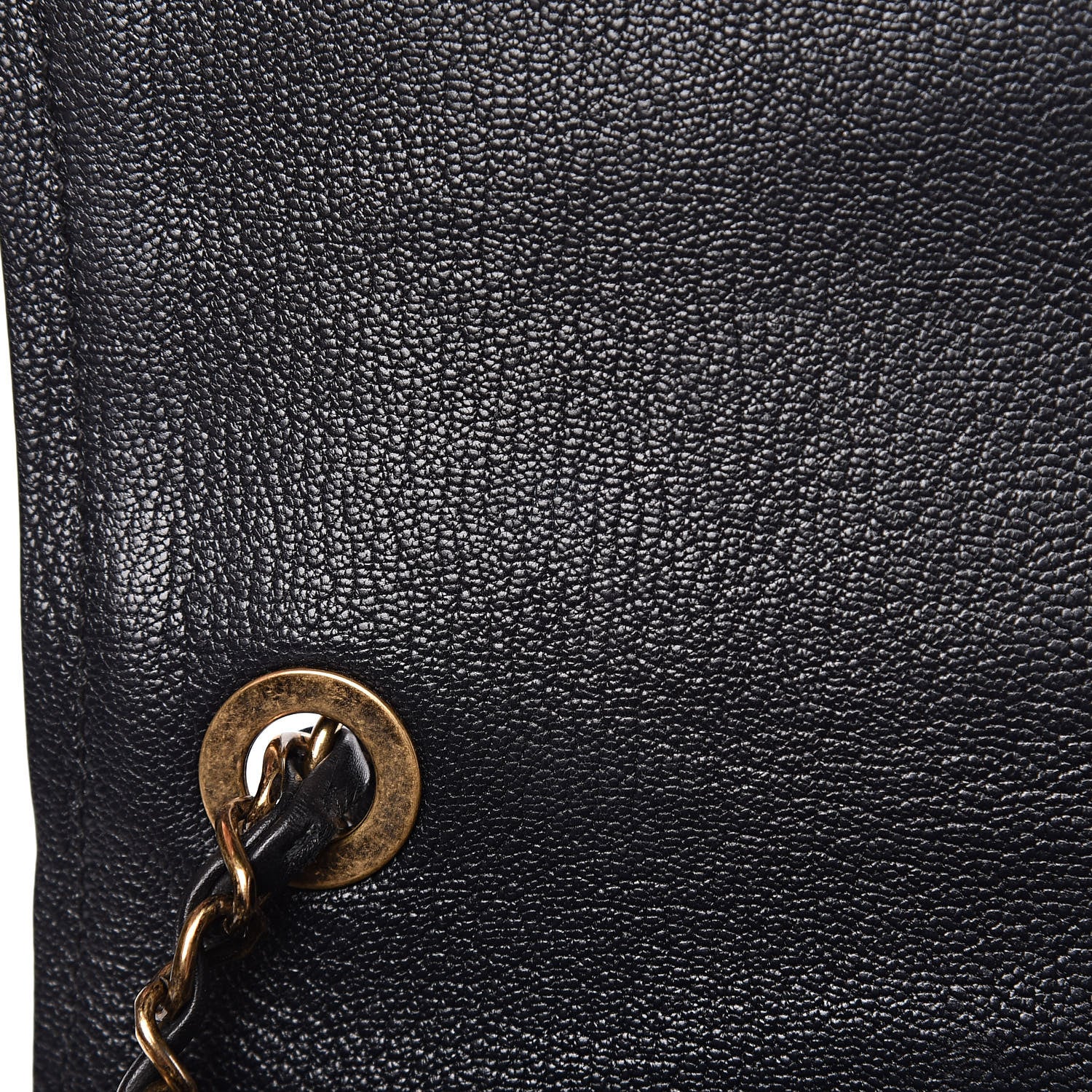 Chanel Shiny Calfskin Goatskin Quilted Medium Coco Curve Messenger Flap Black 9 of 12