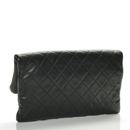 Chanel Caviar Quilted CC Beauty Clutch Black 3 of 7