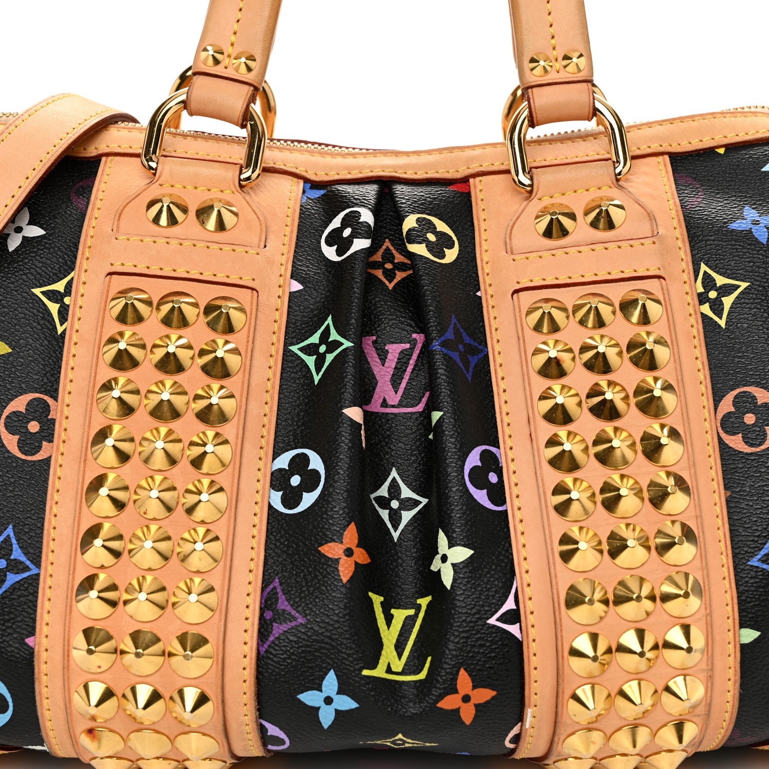 Louis Vuitton Monogram Multicolor Courtney MM Black 7 of 12