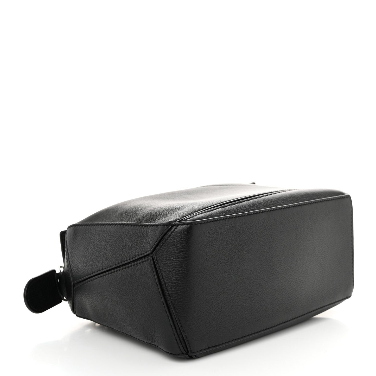 Calfskin Small Puzzle Bag Black